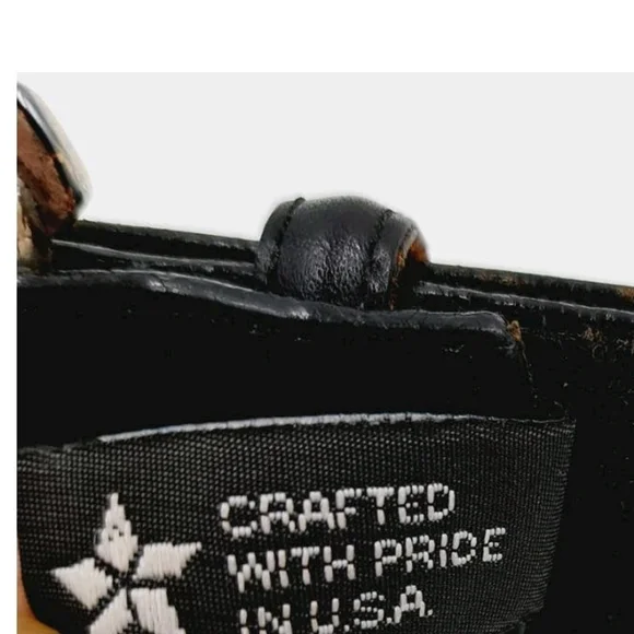 Brighton Black Belt with Gold and Silver Accents - Picture 6 of 6